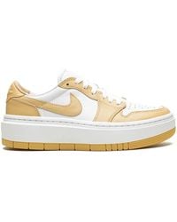 Nike - Air Jordan 1 Elevate Swoosh-embellished Mid-top Leather Trainers - Lyst