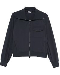 Brunello Cucinelli - Top con bolsillo de parche y cremallera - Lyst
