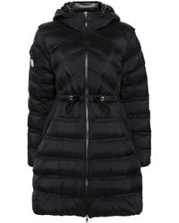 Moncler Monticole Parka Coat in Green | Lyst