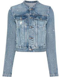 MM6 by Maison Martin Margiela - Giacca di jeans - Lyst