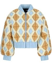 RAXXY - Patterned Puffer Jacket - Lyst