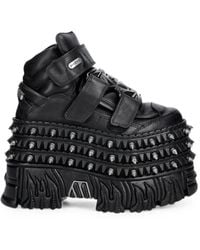 New Rock - Spiked Platform Sneakers - Lyst