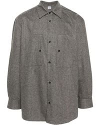 Winnie NY - Herringbone-Pattern Mélange Shirt - Lyst