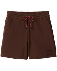 Miu Miu - Bermudas con cinturilla elástica - Lyst