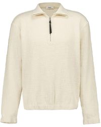 Commas - Textured Zip-Neck Pullover - Lyst