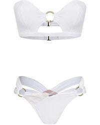 Amir Slama - X Jade Picon Ring-Detail Bikini Set - Lyst