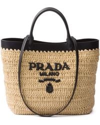 Prada - Borsa Tote Piccola - Lyst