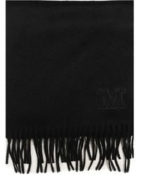 Max Mara - Écharpe À Logo Brodé - Lyst