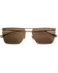 Jil Sander - Wireframe Geometric-Frame Sunglasses - Lyst
