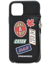 DSquared² - Logo-Print Zipped-Pocket Iphone 11 Pro Case - Lyst