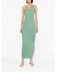 jonathan simkhai green metallic dress DANIKA SLEEVELESS DRESS main image 0