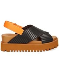 United Nude - Rico X Sandal Striped Crossover-Strap Sandals - Lyst