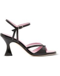 CAREL PARIS - Apollo Patent Leather Sandals - Lyst