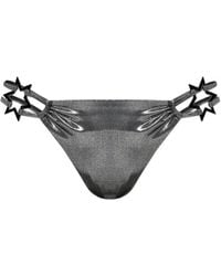 MISBHV - Star-Appliqué Bikini Bottoms - Lyst