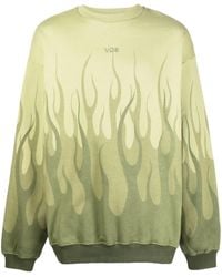 Vision Of Super - Flame-Printed Sweatshirt - Lyst