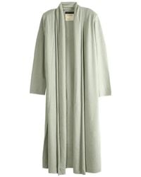 Frenckenberger - Cardigan Longueur Maxi À Col Châle - Lyst