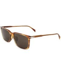 David Beckham - Lunettes De Soleil À Monture Carrée - Lyst