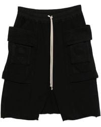 Rick Owens - Creatch Drawstring Pocket Shorts - Lyst