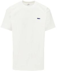 Obey - Logo-Print T-Shirt - Lyst