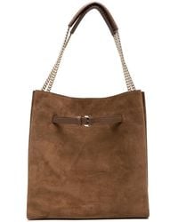 Orciani - Venus Peach Buckle Shoulder Bag - Lyst