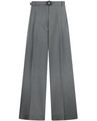 Liu Jo - Wide-Leg Trousers With High Waist - Lyst