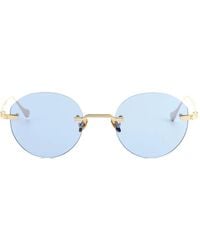 Kyme - Charles Rimless Round-Frame Sunglasses - Lyst