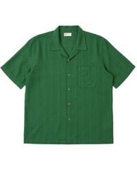 Universal Works - Letts Short-Sleeve Camp-Collar Shirt - Lyst