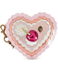 Kurt Geiger - Heart-Shape Cherry-Motif Bag Charm - Lyst