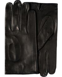 Prada - Fabric And Leather Gloves - Lyst