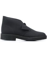 clarks black suede desert boots mens