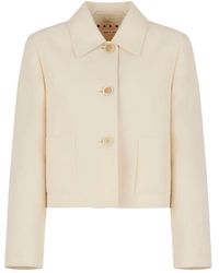 Marni - Katoenen Cropped Jack - Lyst
