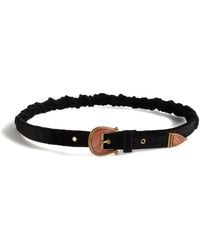 La DoubleJ - Elasticated Cotton-Blend Belt - Lyst