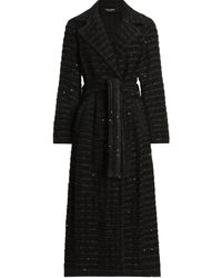 Dolce & Gabbana - Tweed Coat With Micro-Sequin Embellishment - Lyst