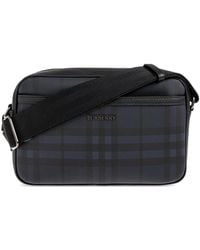 Burberry - City Check Messenger Bag - Lyst