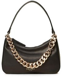 Twinset - Small Liliane Chain-Link Shoulder Bag - Lyst