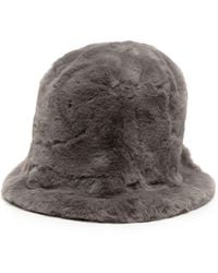 Jakke - Hut aus Faux Fur - Lyst