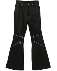 Rick Owens - Bolan ausgestellte Cargohose aus Leinen-Twill - Lyst