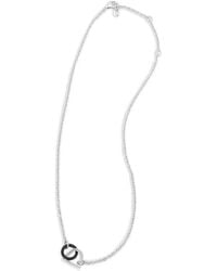 Coccinelle - Zirconia Pendant Necklace - Lyst