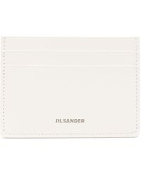 Jil Sander - Logo-embossed Leather Card Holder - Lyst
