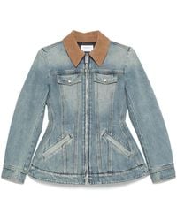 McQueen - Light Cotton Jacket-Donna - Lyst