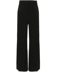 Stella McCartney - High-Rise Flared Wool Trousers - Lyst