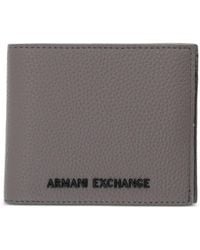 ARMANI EXCHANGE - Logo-Plaque Wallet - Lyst