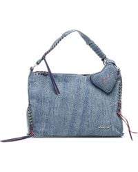 Desigual - Denim Tote Bag - Lyst