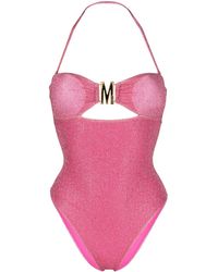 moschino swimsuit red