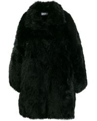 Balenciaga - Oversized Faux-fur Coat - Lyst