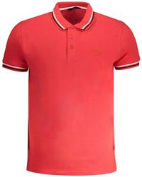 Roberto Cavalli - Tipping-Detail Cotton Polo Shirt - Lyst