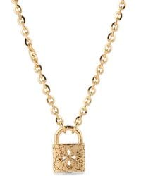 Emanuele Bicocchi - Large Logo Lock Necklace - Lyst