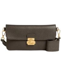 Coccinelle - Mini Sac Porté Épaule C-Me Lock En Cuir Grainé - Lyst