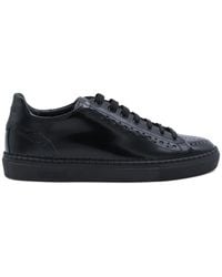 Moschino - Brogue-Trim Sneakers - Lyst