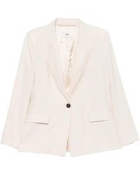 SOLOTRE - Chaqueta Con Solapas De Pico - Lyst